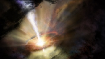 Астрономы нашли черную дыру, масса которой эквивалентна массе 140 миллионам