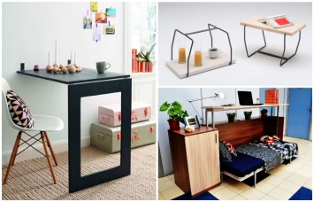 Трансформируемая мебель для маленькой квартиры: 14 идей, которые заметно сэкономят площадь