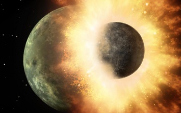 Луна при столкновении с Землей расплавит планету (ВИДЕО)
