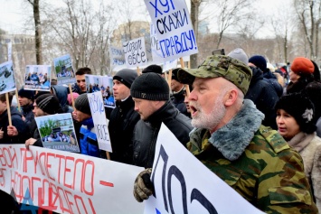 Студентов Донецка согнали на митинг против ОБСЕ. Молодежь прячет лица. Появилось видео