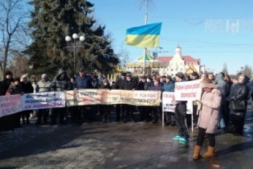 Черниговские предприниматели вышли на митинг против нововведений власти