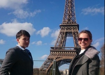 Савченко отпраздновала День святого Валентина в Париже