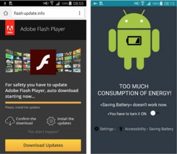 Новый троян для Android скрывается под видом обновлений Adobe Flash Player