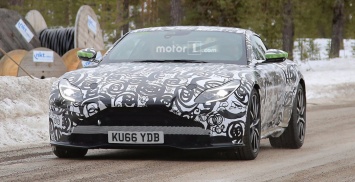 «Заряженное» купе Aston Martin DB11 S впервые замечено на тестах
