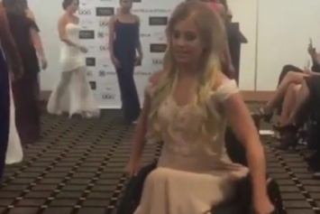 26-летняя австралийка в инвалидном кресле приняла участие в конкурсе Miss World (видео)