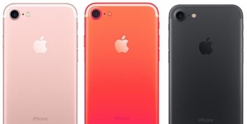 На мартовской презентации Apple покажет красный iPhone 7
