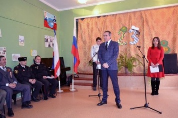 В Алупкинской школе прошел концерт, посвященный Дню защитника Отечества