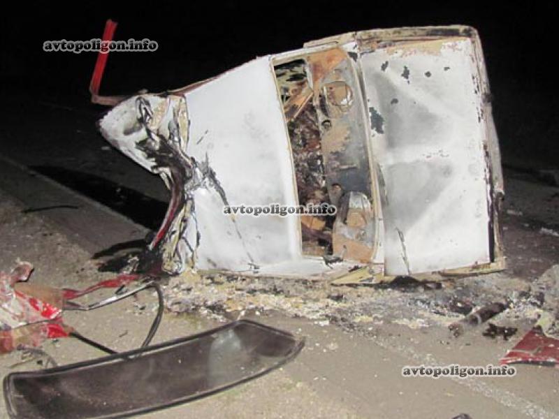 ДТП на Херсонщине: ВАЗ-2107 протаранил грузовик - водитель погиб. ФОТО