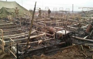 На Прикарпатье в воинской части сгорели 15 палаток, есть пострадавшие