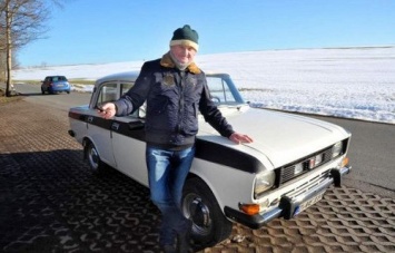 Пенсионер из Германии за сорок лет наездил на «Москвиче» миллион километров