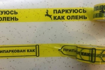 В Одессе машины оленей обклеят скотчем с презервативами (ФОТО)
