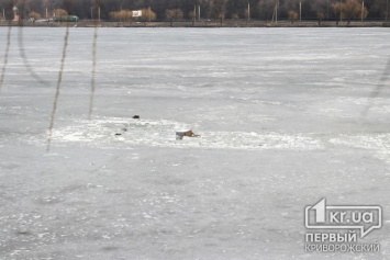 В Кривом Роге под лед провалились четыре рыбака