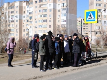 ГАИ Крыма поводит профилактические мероприятия «Шагающий автобус»