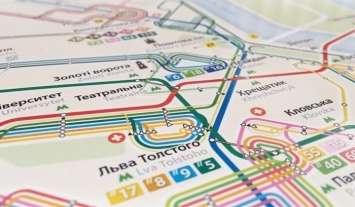 Дизайнер создал подробную карту общественного транспорта Киева