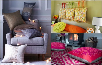 15 гениальных идей, как с помощью декоративных подушек преобразить любой интерьер