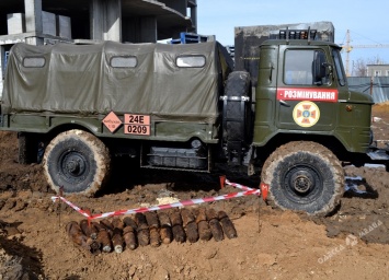 В Одессе в котлованах высоток «Будовы» нашли более 70 снарядов