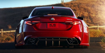 Художники добавили агрессии седану Alfa Romeo Giulia QV