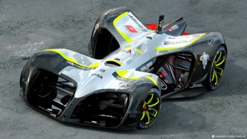 В Барселоне показали сверхлегкое беспилотное гоночное авто
