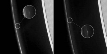 Cassini заснял базу НЛО в кольцах Сатурна