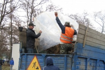 "Убрали траву и мусор": николаевцы провели субботник в парке "Победа" (ФОТО)