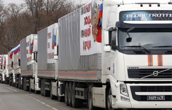 По дороге в "ЛНР" "потерялись" 10 грузовиков из российского "гумковноя"