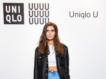 Дарья Малыгина на вечеринке в честь запуска новой коллекции Uniqlo U