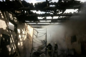 В центре Киева произошел пожар на складе