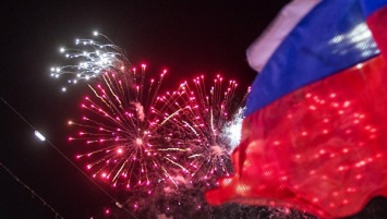 В Симферополе отмечают годовщину воссоединения Крыма с Россией