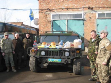 Община Первомайщины отправила автомобиле бойцам на востоке Украины