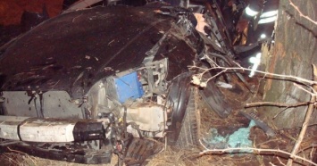 Смертельное ДТП под Киевом: авто с шестью людьми влетело в дерево