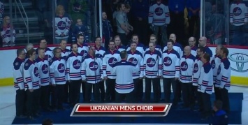 Украинский хор исполнил гимны США и Канады перед матчем НХЛ
