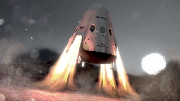 В SpaceX назвали места на Марсе, где сможет сесть их корабль