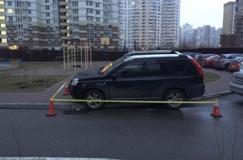 В Киеве оригинально «опустили» героя парковки