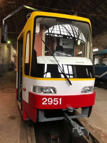 Made in Odessa: Горэлектротранс собрал трамвай с особыми сиденьями