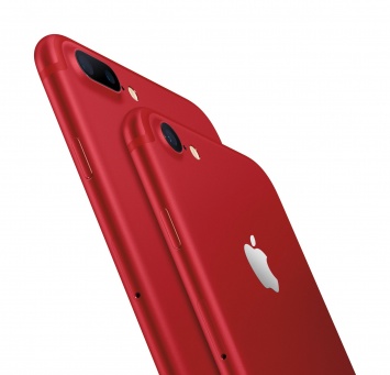 Apple представила красный iPhone 7