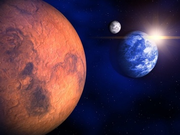 Ученые назвали дату возможного столкновения Земли и Марса