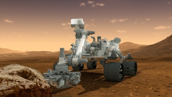 На колесе марсохода Curiosity обнаружены 2 повреждения