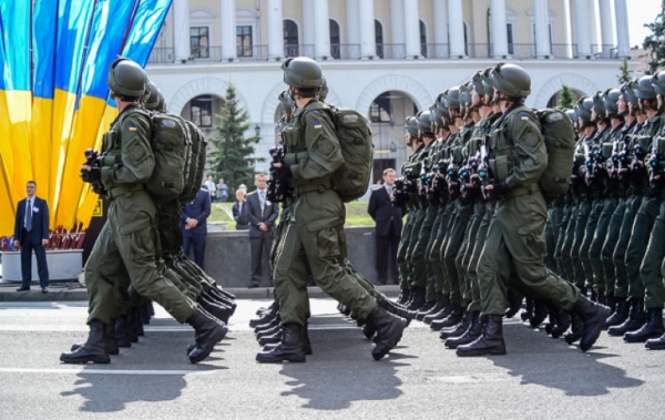 В Киеве началась репетиция парада ко Дню Независимости Украины
