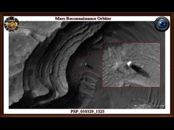 Опубликовано видео загадочной круглой сферы на Марсе (ВИДЕО)