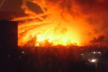 Возле Харькова взорвался наибольший в Украине склад с артиллерийскими боеприпасами (Фото, видео)