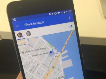 В Google Maps появилась новая функция, позволяющая делится своим местоположением или маршрутом с друзьями