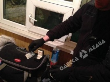 В Одесской области служебный пес нашел в сумке молдаванки наркотики