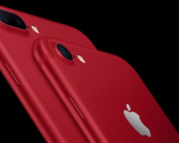 Российские компании начали принимать предзаказ на красные iPhone 7