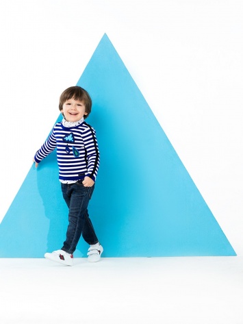 3-летний сын Марии Кожевниковой снялся в фотосессии детского бренда «Кенгуру»