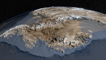 ЕКА создало 3D-модель Антарктиды по данным спутника CryoSat
