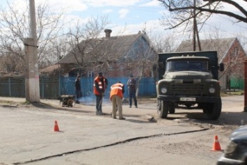 В Бердянске начали ремонтировать внутригородские дороги