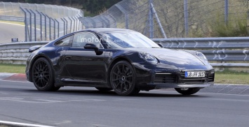 Гибридное купе Porsche 911 Hybrid замечено на Нюрбургринге