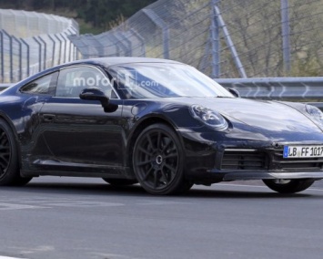 Гибридный спорткар Porsche 911 Hybrid замечен на Нюрбургнринге