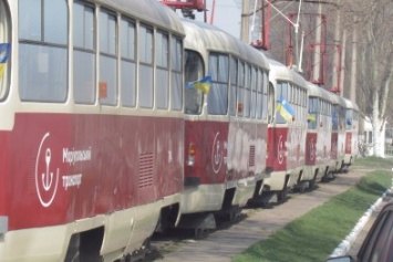 Дождались! Пражские трамваи вышли на маршруты в Мариуполе (ФОТО+ВИДЕО)