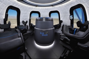 Blue Origin показала интерьер корабля для космических туристов